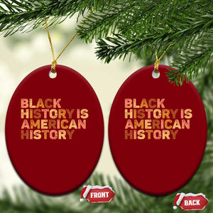 Black History Melanin African American Pride Ceramic Ornament TS14 Print Your Wear