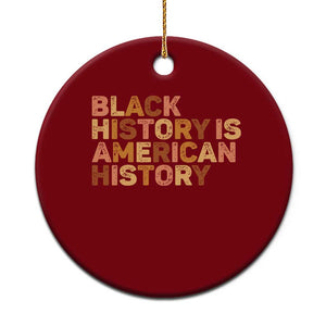 Black History Melanin African American Pride Ceramic Ornament TS14 1pc Red Print Your Wear