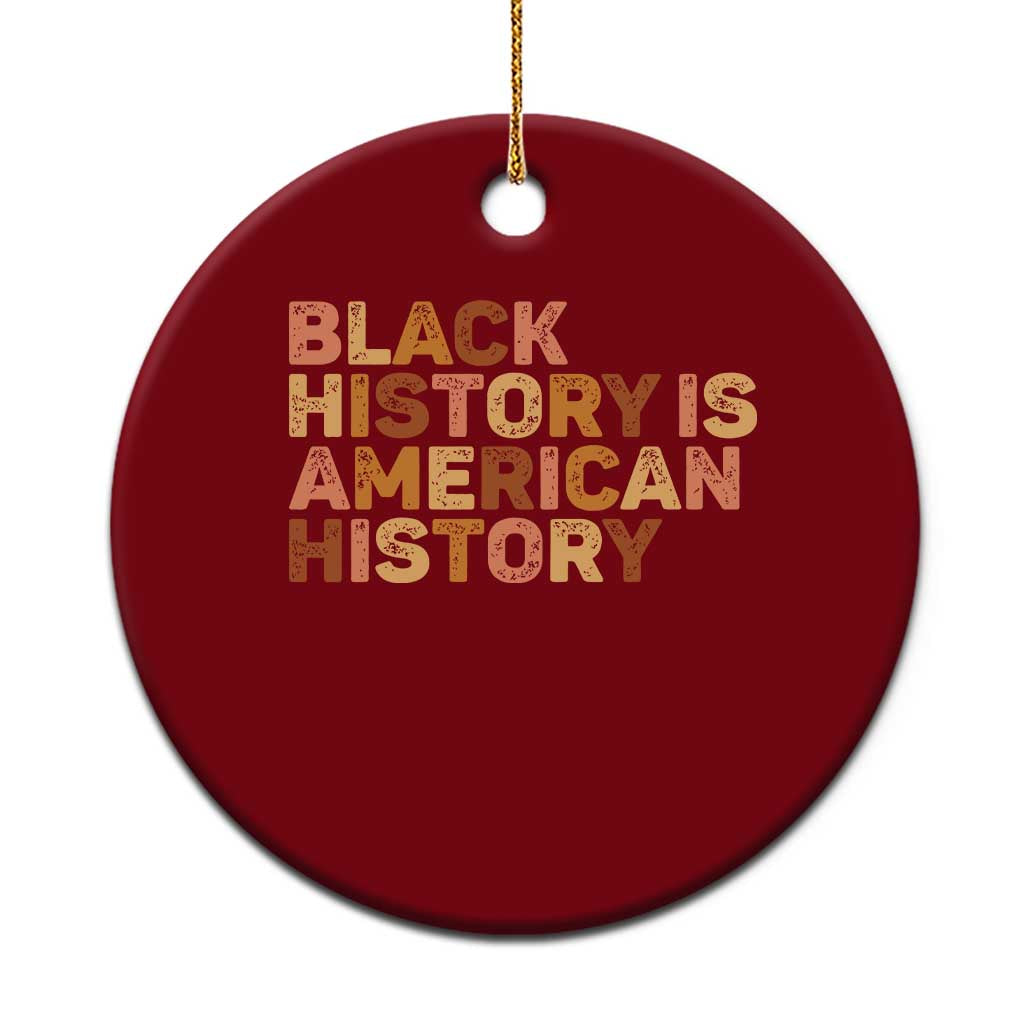 Black History Melanin African American Pride Ceramic Ornament TS14 1pc Red Print Your Wear
