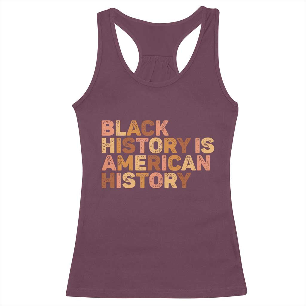 Black History Melanin African American Pride Racerback Tank Top TS14 Maroon Print Your Wear