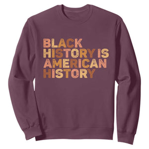 Black History Melanin African American Pride Sweatshirt TS14 Maroon Print Your Wear