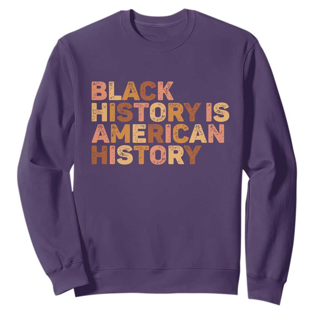 Black History Melanin African American Pride Sweatshirt TS14 Purple Print Your Wear