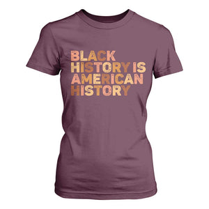 Black History Melanin African American Pride T Shirt For Women TS14 Maroon Print Your Wear