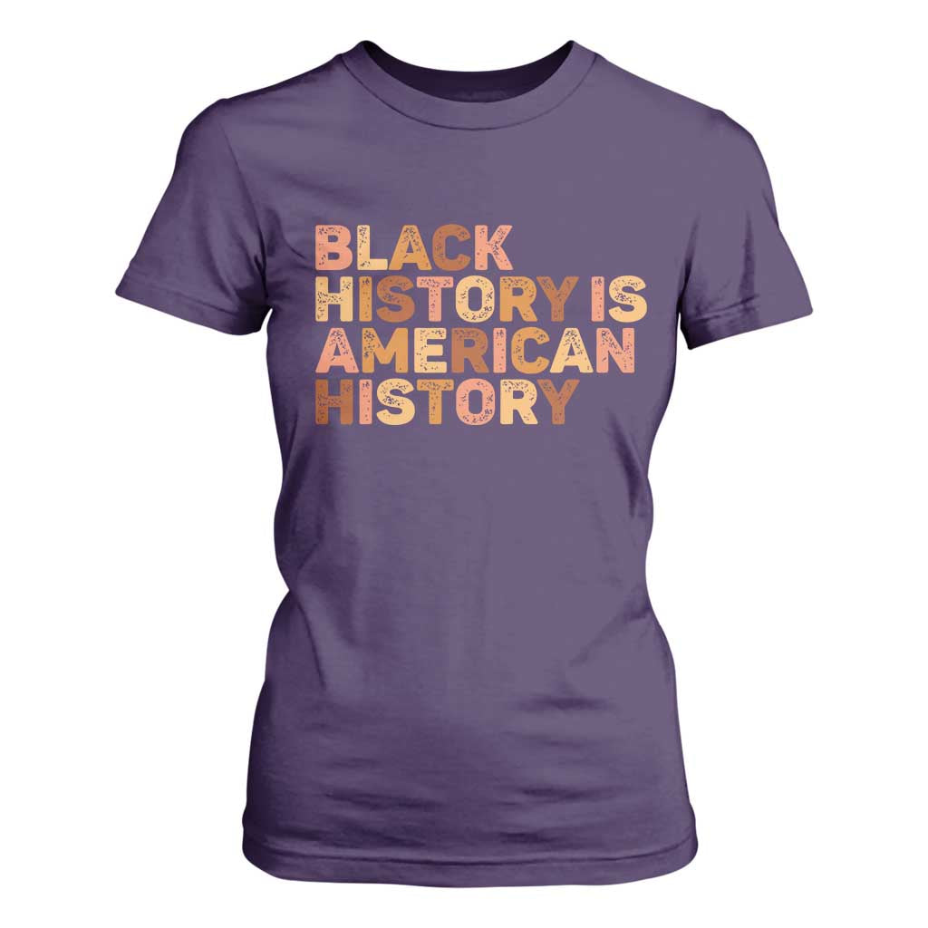 Black History Melanin African American Pride T Shirt For Women TS14 Purple Print Your Wear