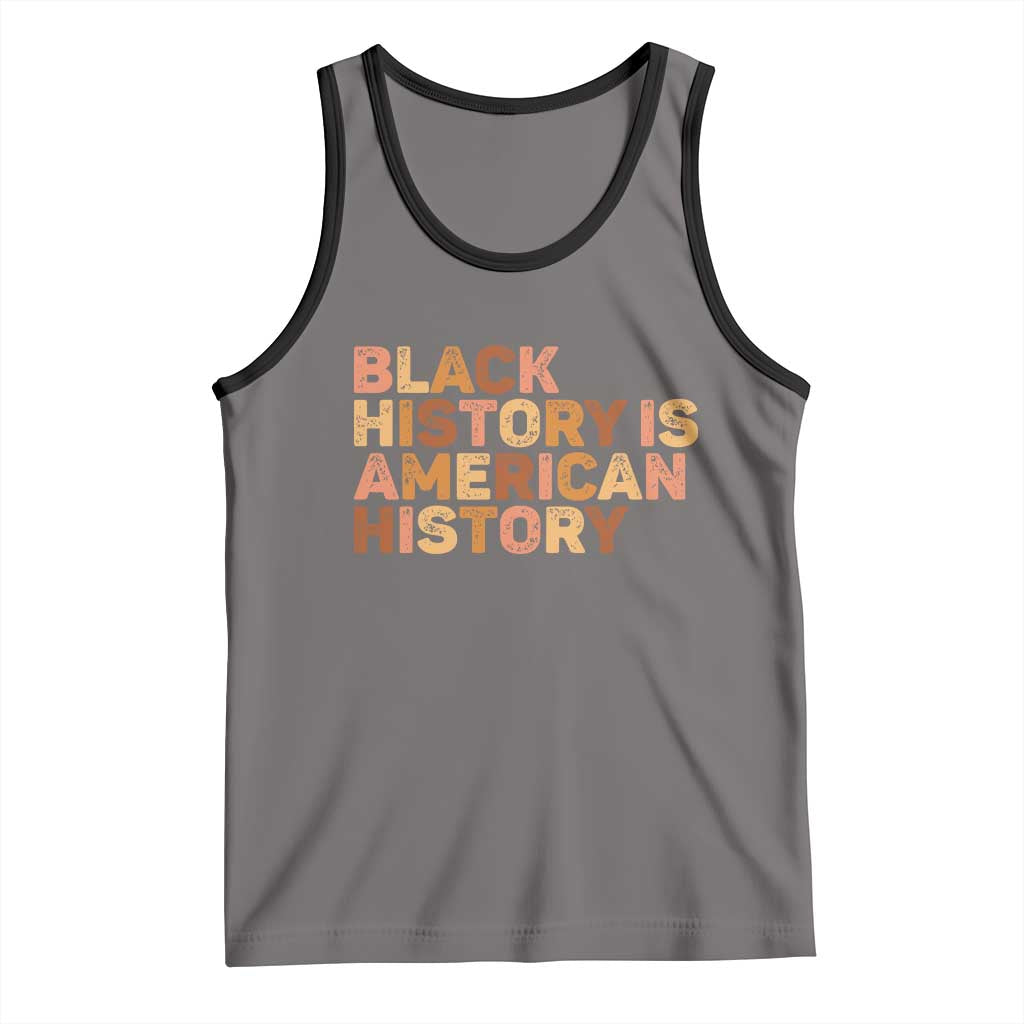 Black History Melanin African American Pride Tank Top TS14 Deep Heather Black Print Your Wear