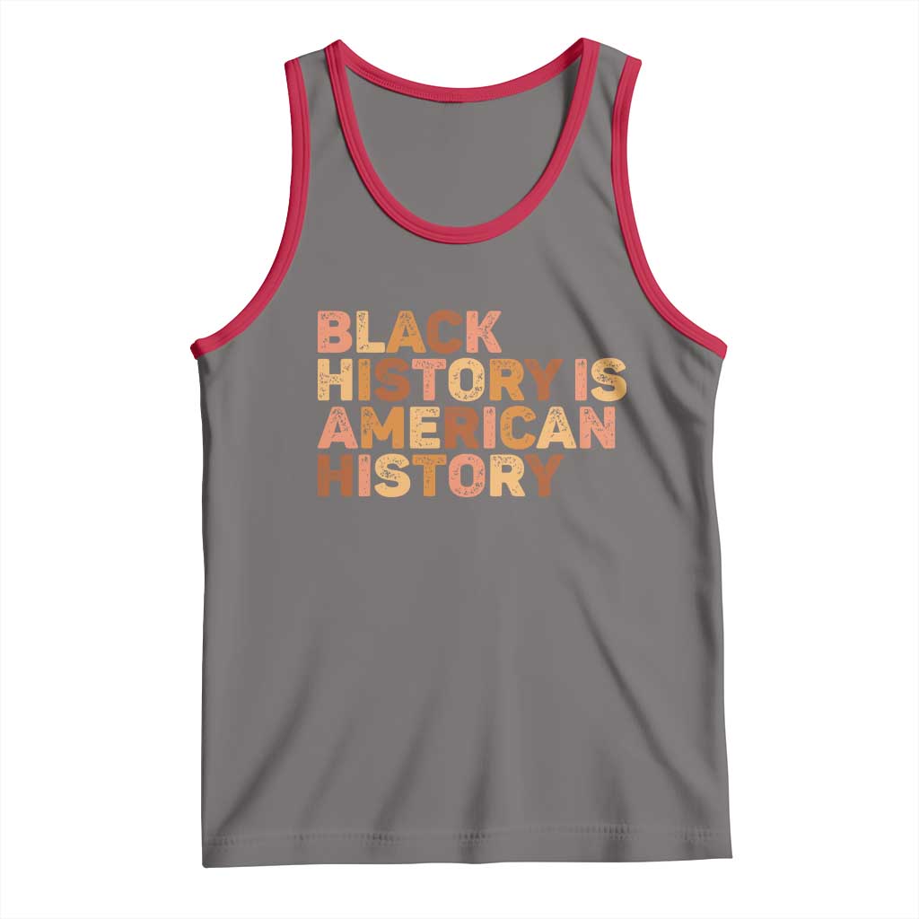 Black History Melanin African American Pride Tank Top TS14 Deep Heather Red Print Your Wear