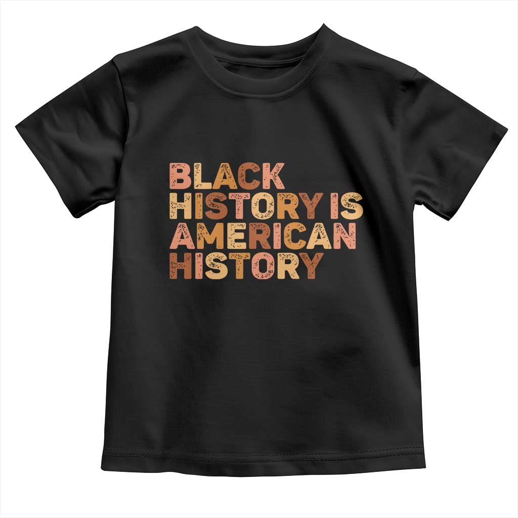 Black History Melanin African American Pride Toddler T Shirt TS14 Black Print Your Wear