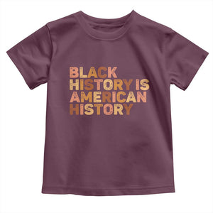 Black History Melanin African American Pride Toddler T Shirt TS14 Maroon Print Your Wear