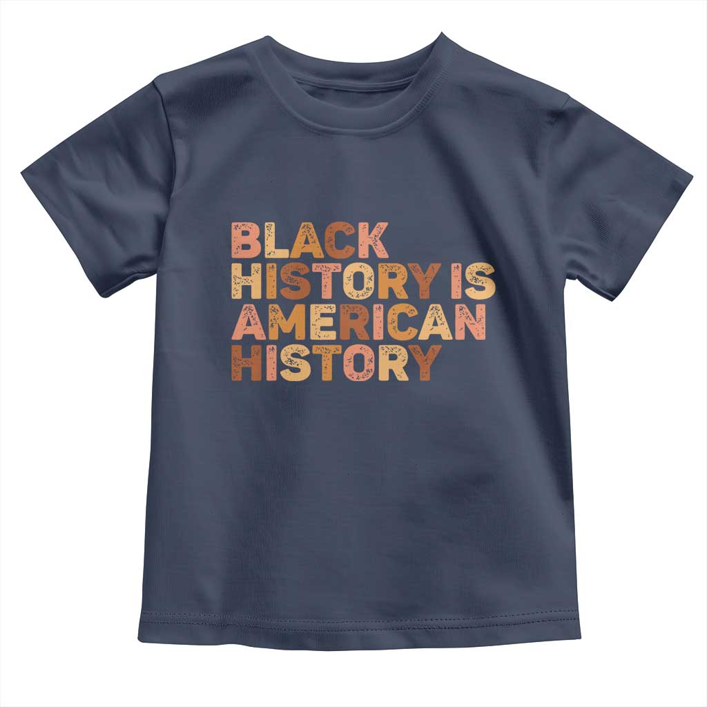 Black History Melanin African American Pride Toddler T Shirt TS14 Navy Print Your Wear