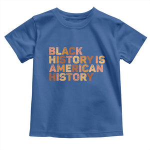 Black History Melanin African American Pride Toddler T Shirt TS14 Royal Blue Print Your Wear