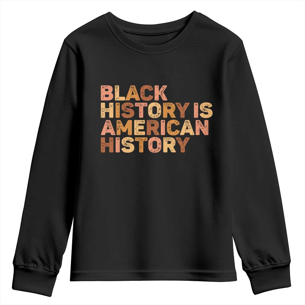 Black History Melanin African American Pride Youth Sweatshirt TS14 Black Print Your Wear