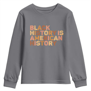 Black History Melanin African American Pride Youth Sweatshirt TS14 Charcoal Print Your Wear