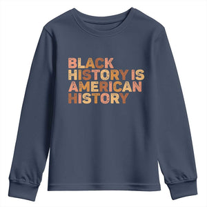 Black History Melanin African American Pride Youth Sweatshirt TS14 Navy Print Your Wear