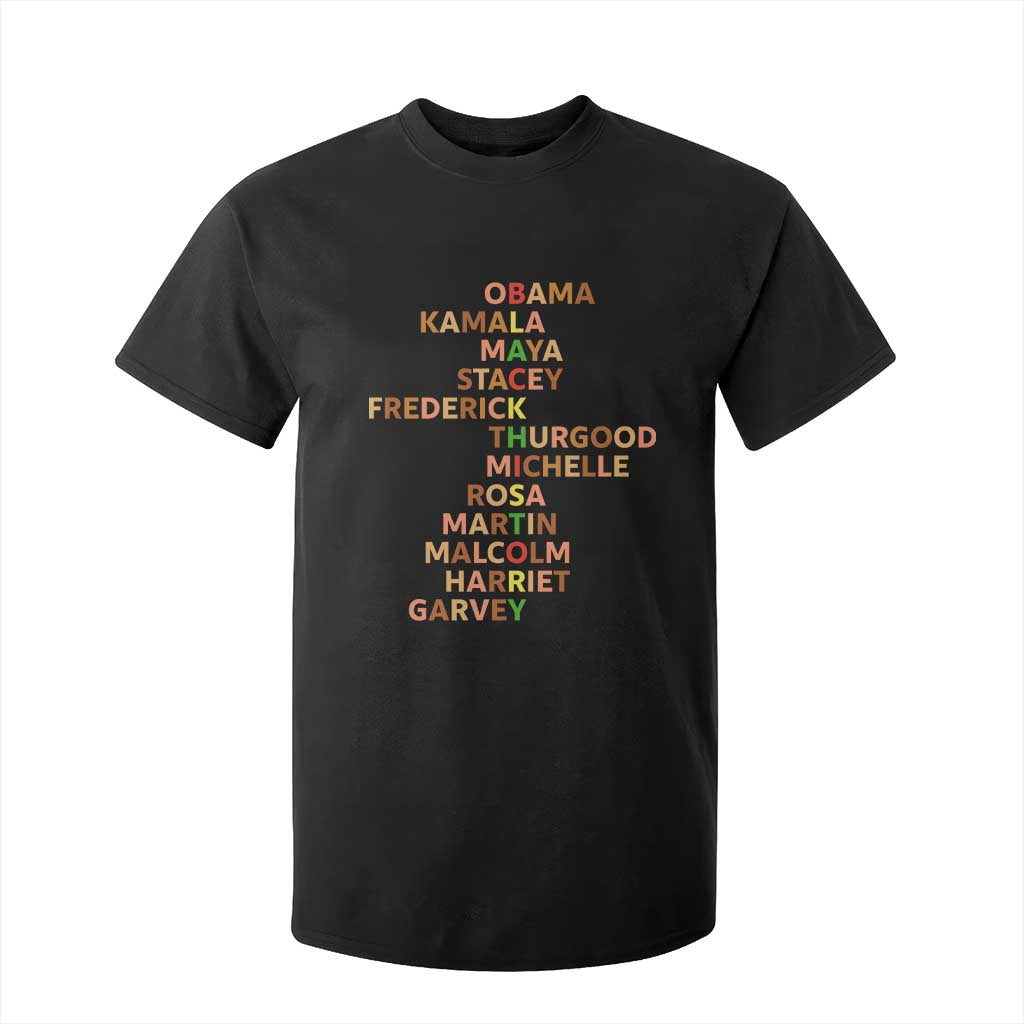 Black Leader History Melanin African American Pride T Shirt For Kid TS14 Black Print Your Wear