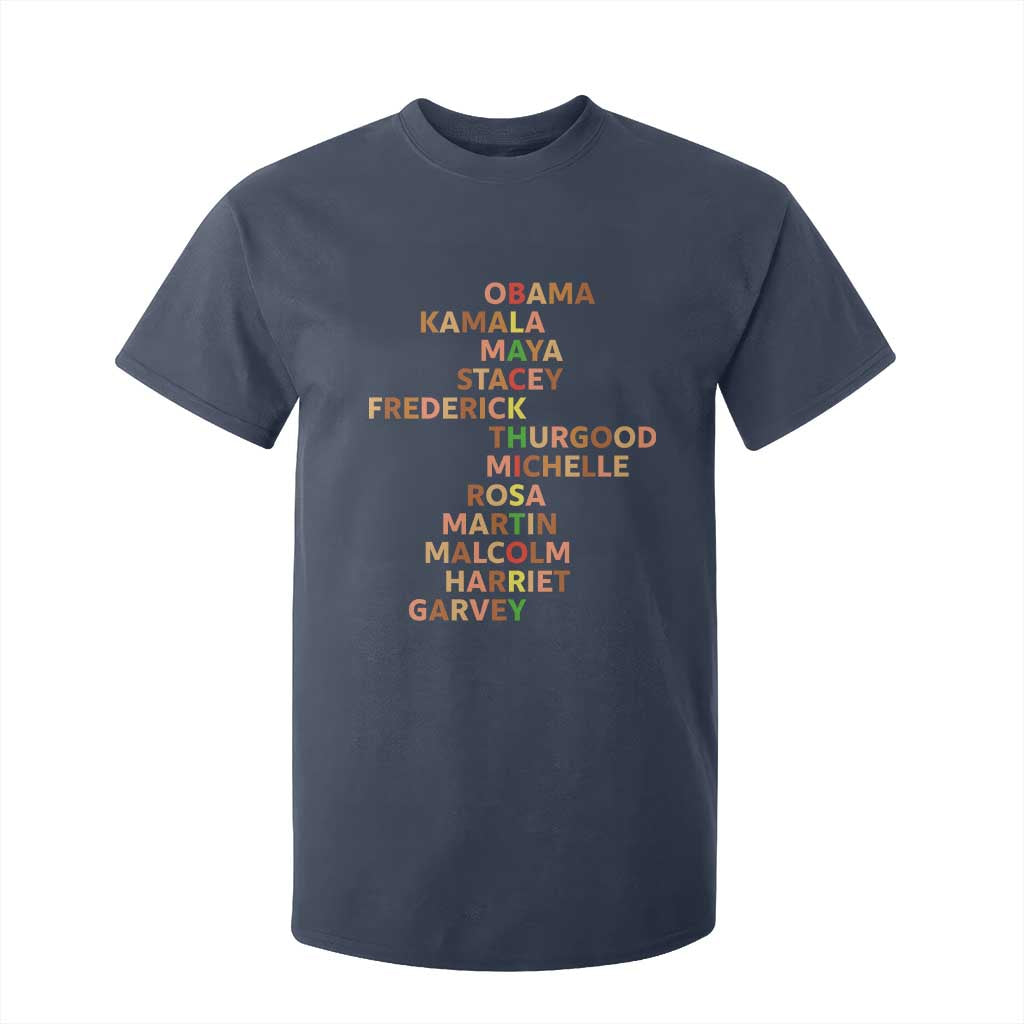 Black Leader History Melanin African American Pride T Shirt For Kid TS14 Navy Print Your Wear