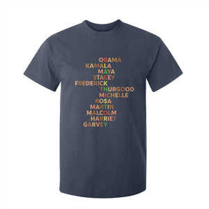 Black Leader History Melanin African American Pride T Shirt For Kid TS14 Navy Print Your Wear
