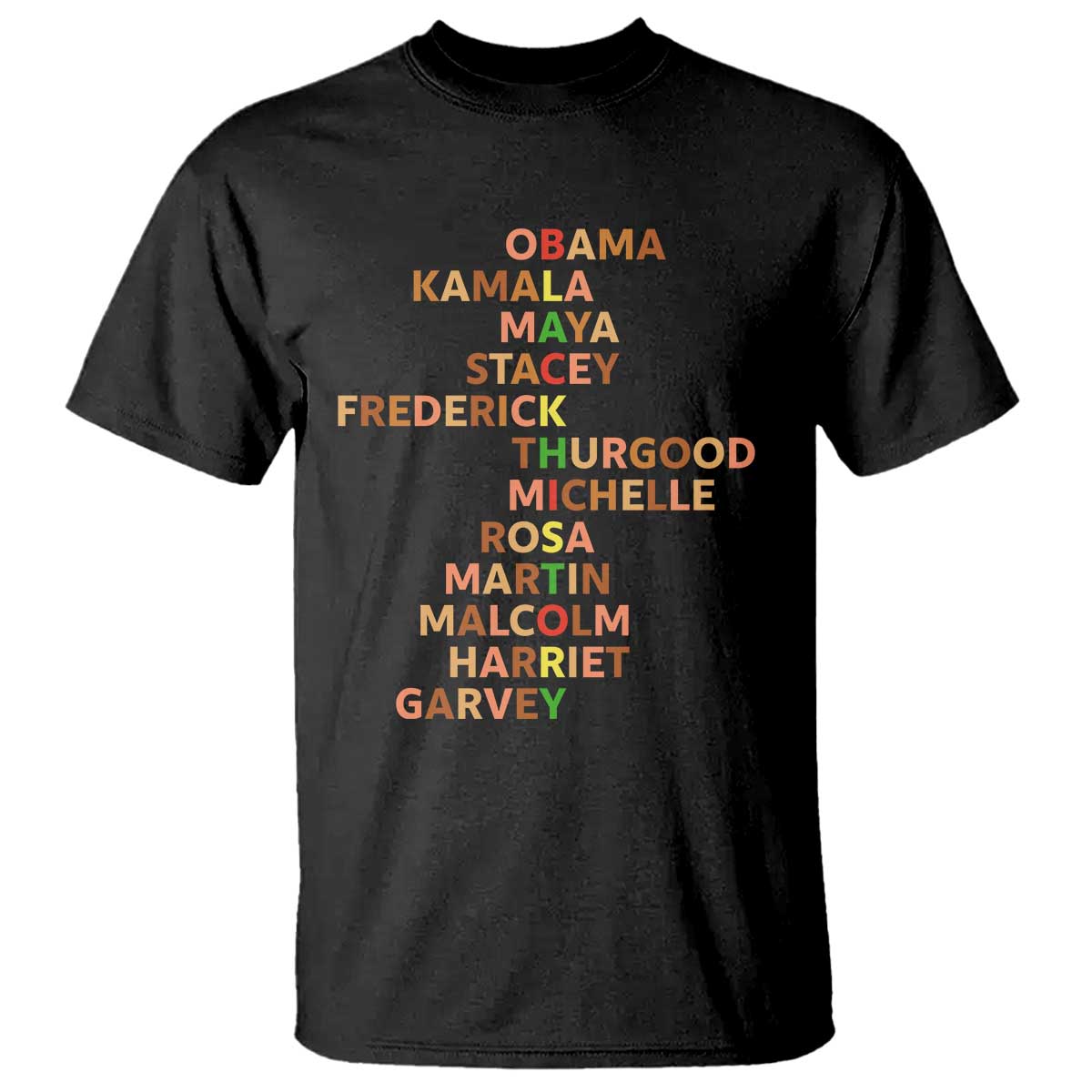 Black Leader History Melanin African American Pride T Shirt TS14 Black Print Your Wear