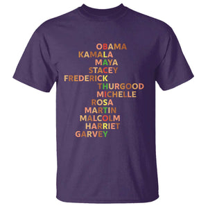 Black Leader History Melanin African American Pride T Shirt TS14 Purple Print Your Wear