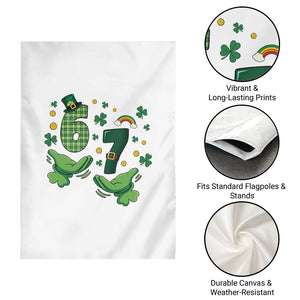 67 St Patricks Day Garden Flag Funny Six Seven Hands Meme TS14 Print Your Wear