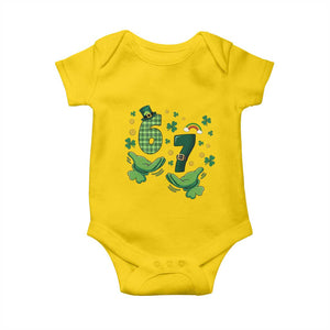67 St Patricks Day Baby Onesie Funny Six Seven Hands Meme TS14 Daisy Print Your Wear