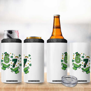 67 St Patricks Day 4 in 1 Can Cooler Tumbler Funny Six Seven Hands Meme TS14 Print Your Wear