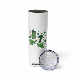 67 St Patricks Day Skinny Tumbler Funny Six Seven Hands Meme TS14 Print Your Wear