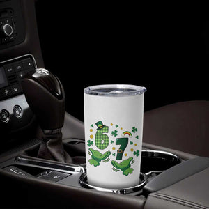 67 St Patricks Day Tumbler Cup Funny Six Seven Hands Meme TS14 Print Your Wear