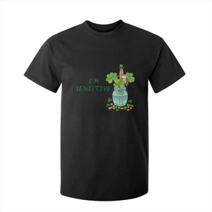 Marcus The Worm St Patricks Day T Shirt For Kid I'm Sensitive TS14 Black Print Your Wear