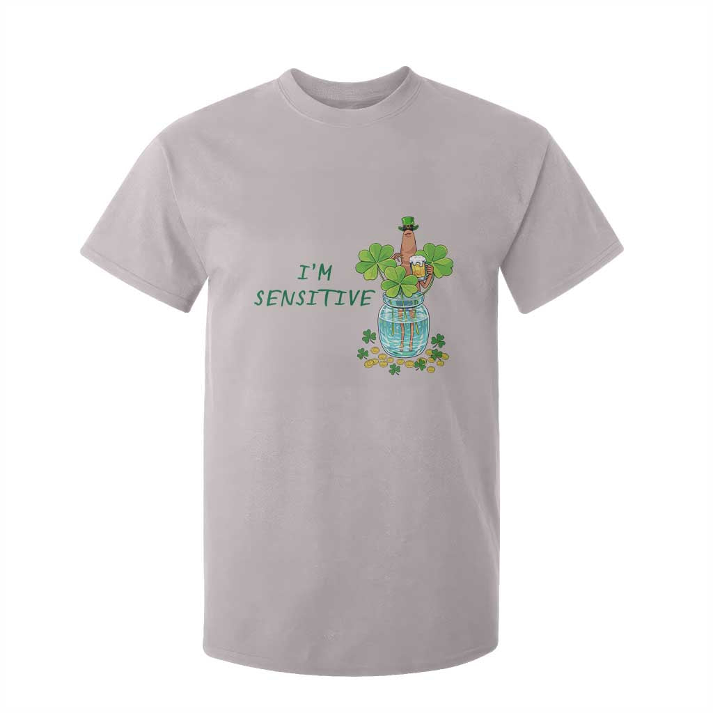 Marcus The Worm St Patricks Day T Shirt For Kid I'm Sensitive TS14 Ice Gray Print Your Wear