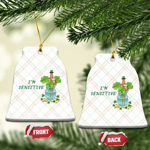 Marcus The Worm St Patricks Day Ceramic Ornament I'm Sensitive TS14 Print Your Wear