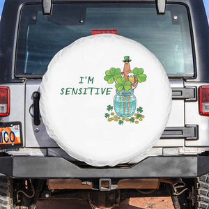Marcus The Worm St Patricks Day Spare Tire Cover I'm Sensitive TS14 No hole White Print Your Wear