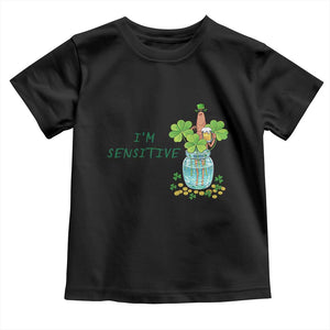 Marcus The Worm St Patricks Day Toddler T Shirt I'm Sensitive TS14 Black Print Your Wear