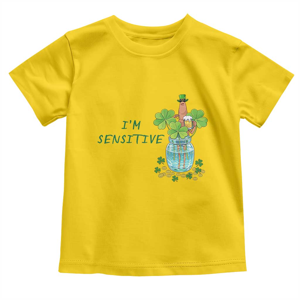 Marcus The Worm St Patricks Day Toddler T Shirt I'm Sensitive TS14 Daisy Print Your Wear