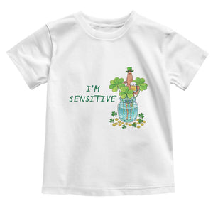 Marcus The Worm St Patricks Day Toddler T Shirt I'm Sensitive TS14 White Print Your Wear