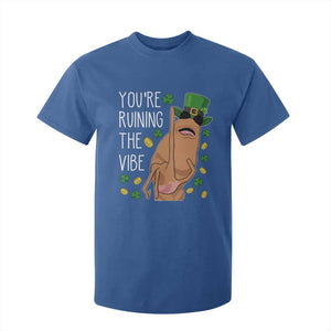 Marcus The Worm St Patricks Day T Shirt For Kid You're Ruining The Vibe TS14 Royal Blue Print Your Wear