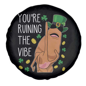 Marcus The Worm St Patricks Day Spare Tire Cover You're Ruining The Vibe TS14 Print Your Wear