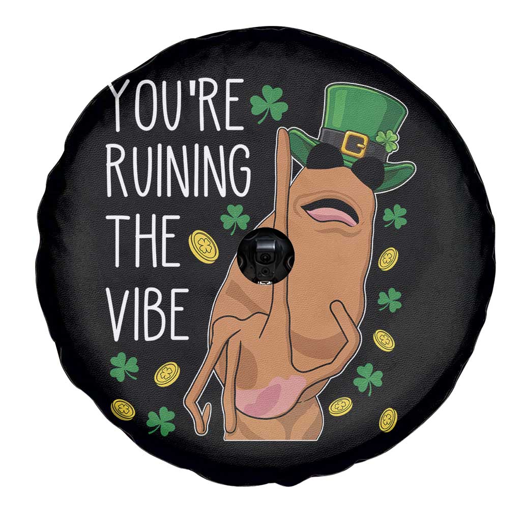 Marcus The Worm St Patricks Day Spare Tire Cover You're Ruining The Vibe TS14 Print Your Wear