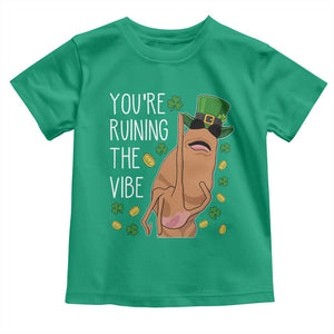 Marcus The Worm St Patricks Day Toddler T Shirt You're Ruining The Vibe TS14 Irish Green Print Your Wear