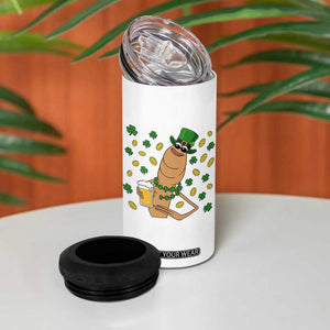 Marcus The Worm St Patricks Day 4 in 1 Can Cooler Tumbler Funny Drinking Irish Beer Ireland TS14 Print Your Wear