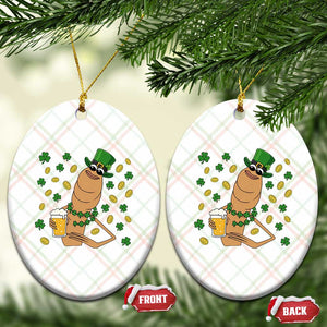 Marcus The Worm St Patricks Day Ceramic Ornament Funny Drinking Irish Beer Ireland TS14 Print Your Wear