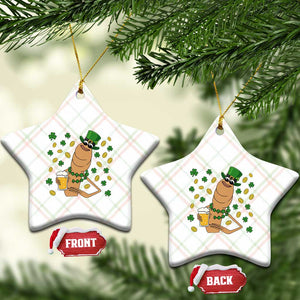 Marcus The Worm St Patricks Day Ceramic Ornament Funny Drinking Irish Beer Ireland TS14 Print Your Wear