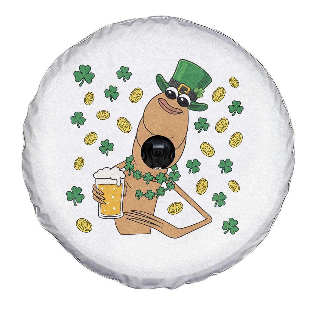 Marcus The Worm St Patricks Day Spare Tire Cover Funny Drinking Irish Beer Ireland TS14 Print Your Wear