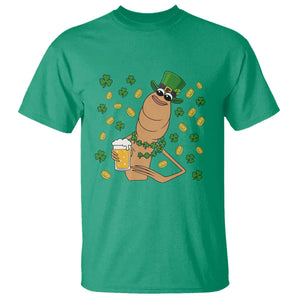 Marcus The Worm St Patricks Day T Shirt Funny Drinking Irish Beer Ireland TS14 Irish Green Print Your Wear