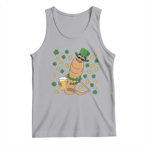 Marcus The Worm St Patricks Day Tank Top Funny Drinking Irish Beer Ireland TS14 Athletic Heather Print Your Wear
