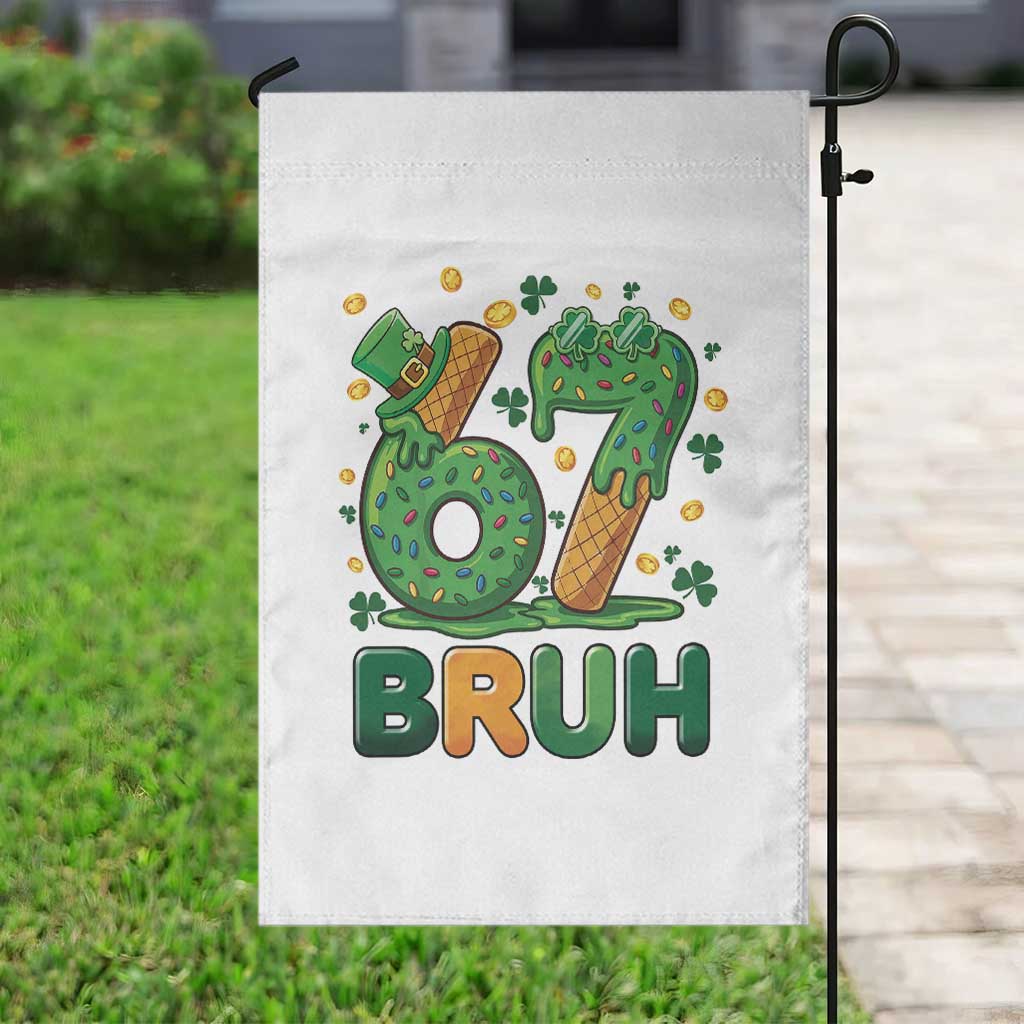 67 St Patricks Day Garden Flag Funny Six Seven Bruh Meme TS14 Print Your Wear