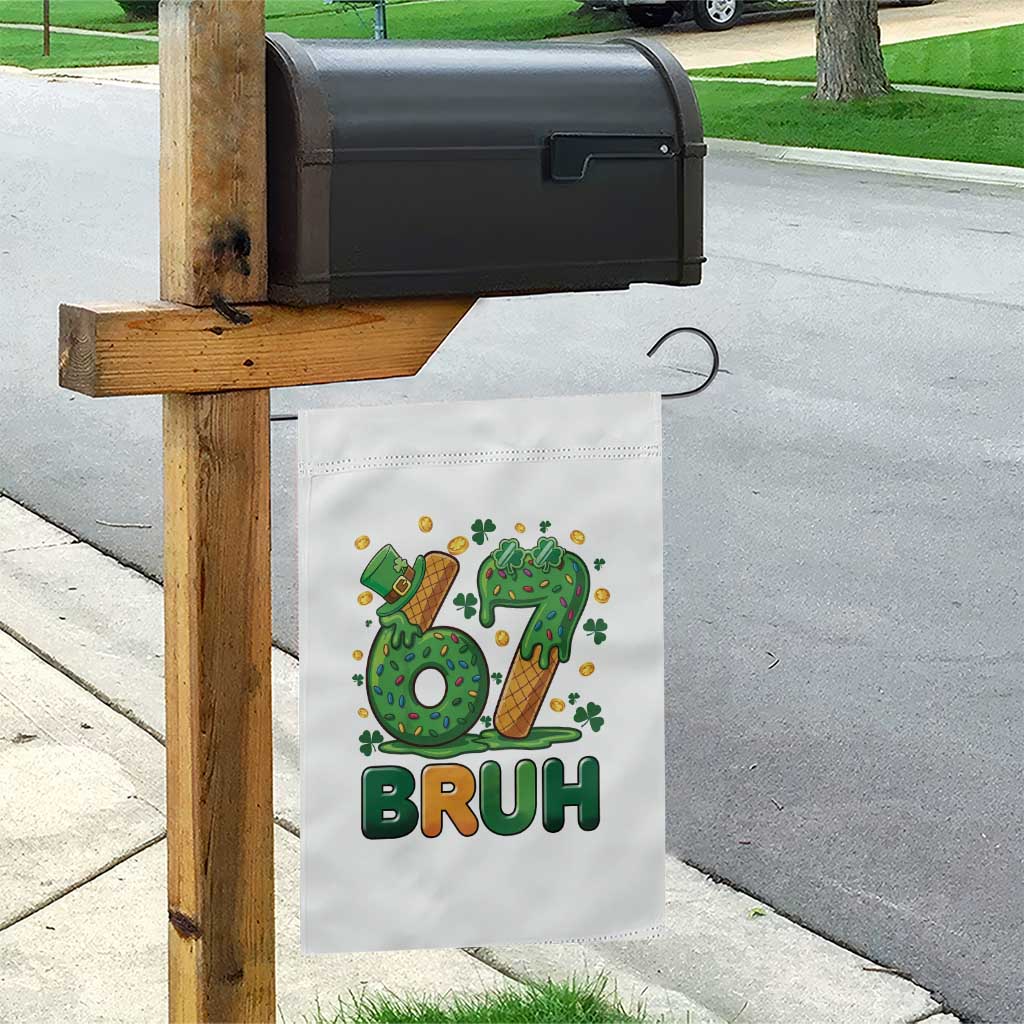 67 St Patricks Day Garden Flag Funny Six Seven Bruh Meme TS14 Print Your Wear