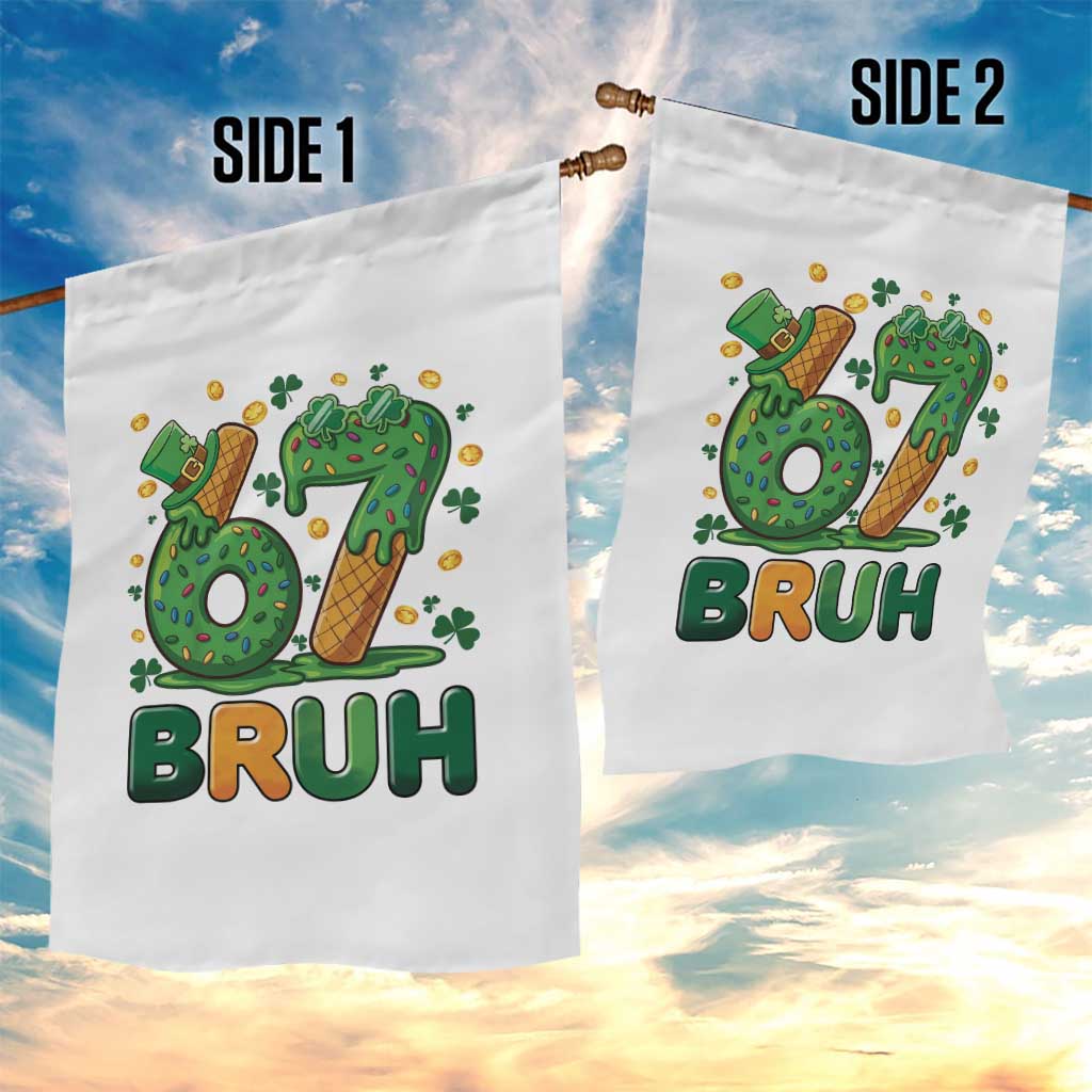 67 St Patricks Day Garden Flag Funny Six Seven Bruh Meme TS14 Print Your Wear