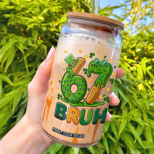 67 St Patricks Day Glass Can Funny Six Seven Bruh Meme TS14 White Print Your Wear