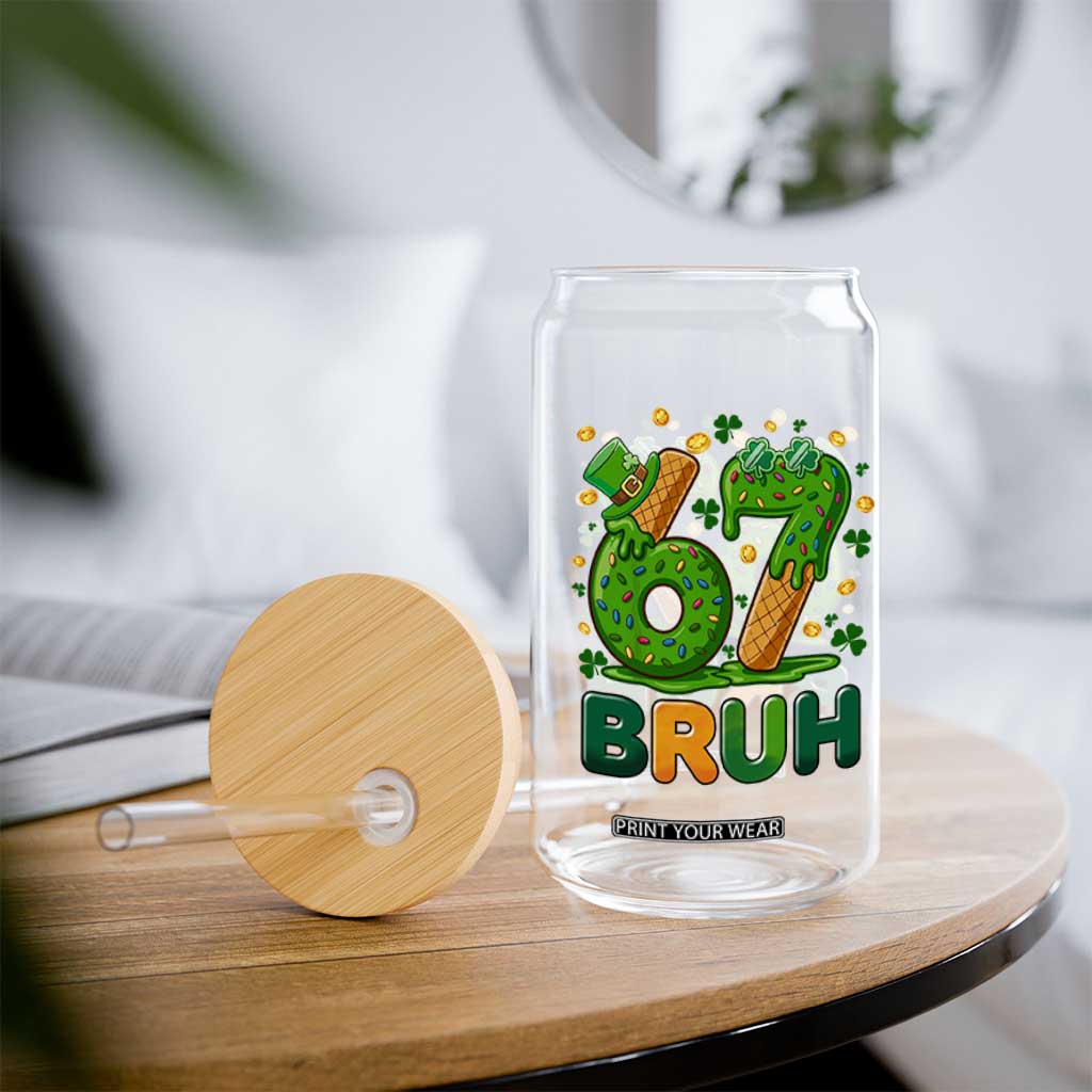 67 St Patricks Day Glass Can Funny Six Seven Bruh Meme TS14 Print Your Wear