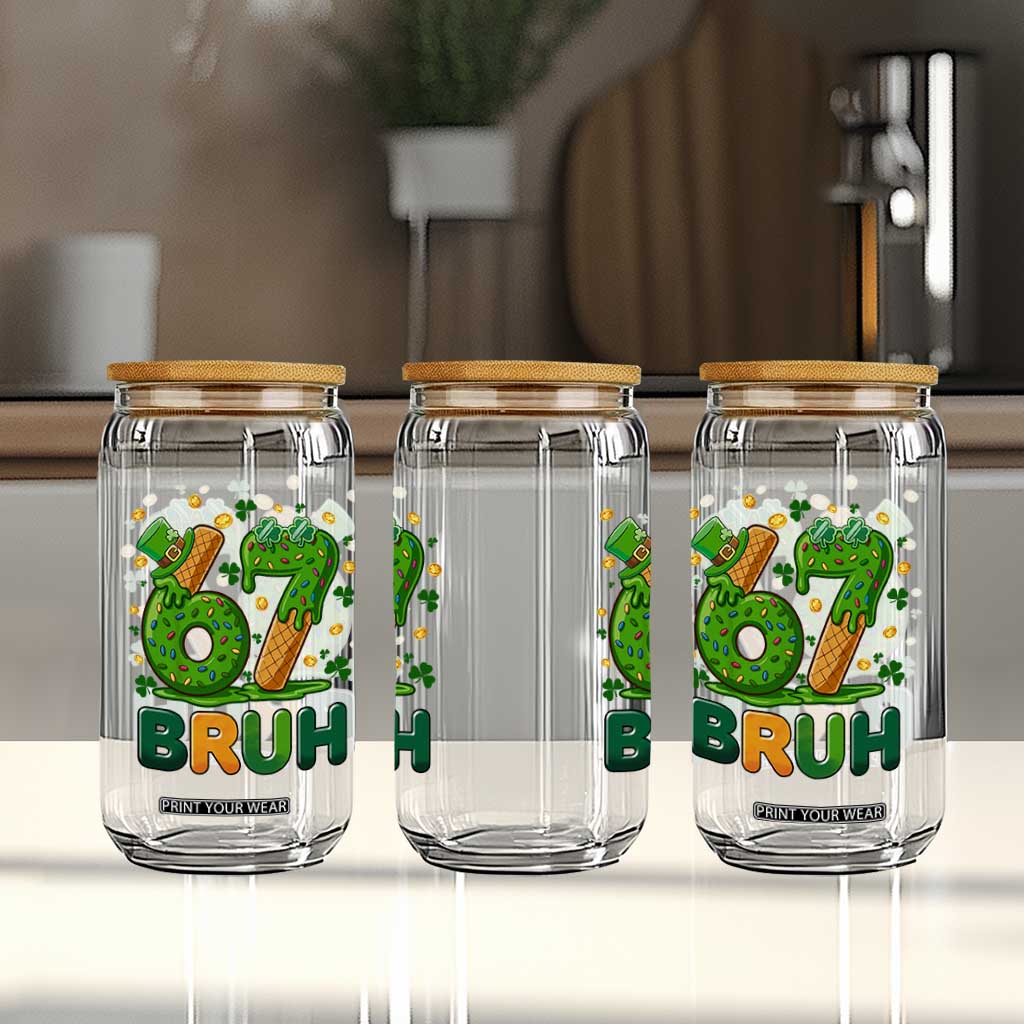 67 St Patricks Day Glass Can Funny Six Seven Bruh Meme TS14 Print Your Wear
